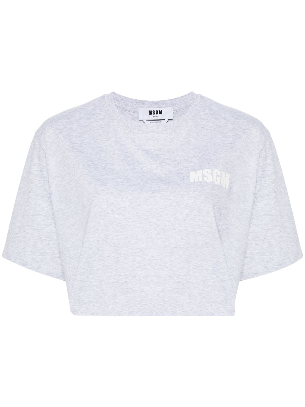 MSGM logo印花T恤 - 灰色