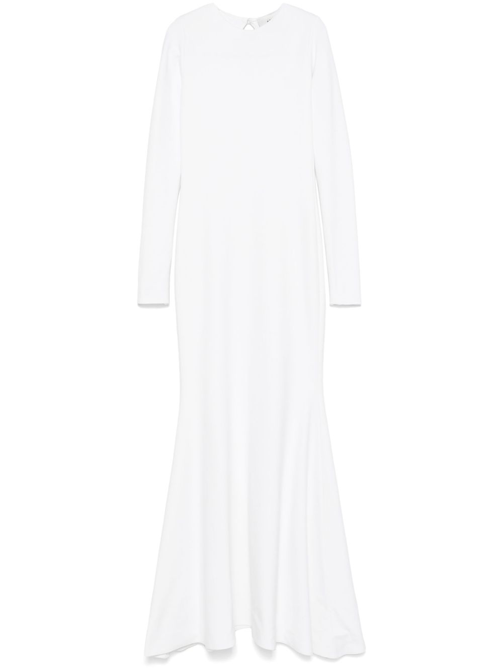Atu Body Couture 超长平纹针织连衣裙 - WHITE