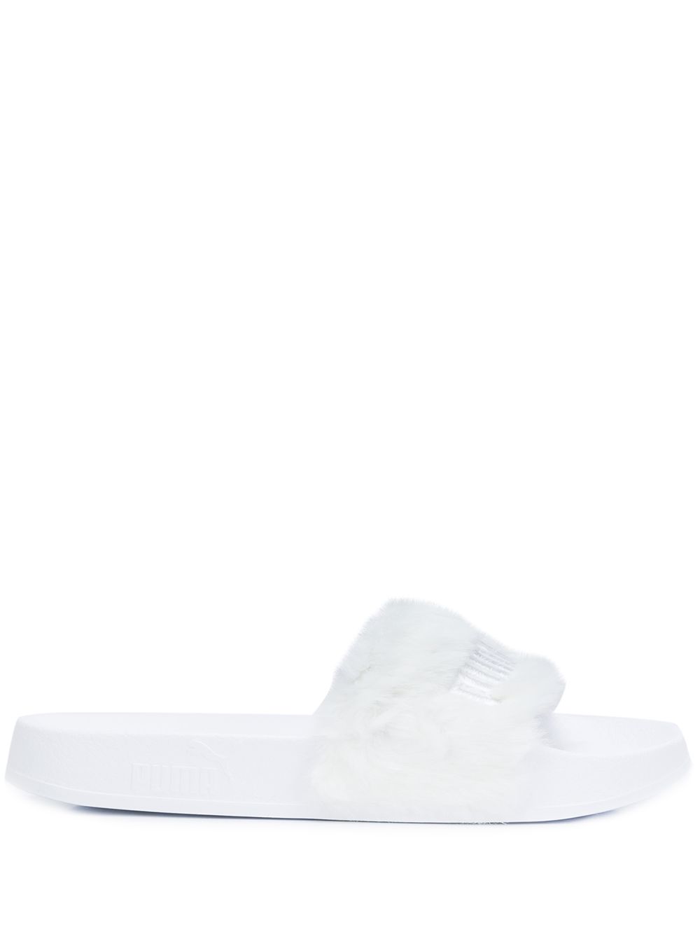 Fenty X Puma Fenty Puma x Rihanna毛皮涼鞋 - 白色