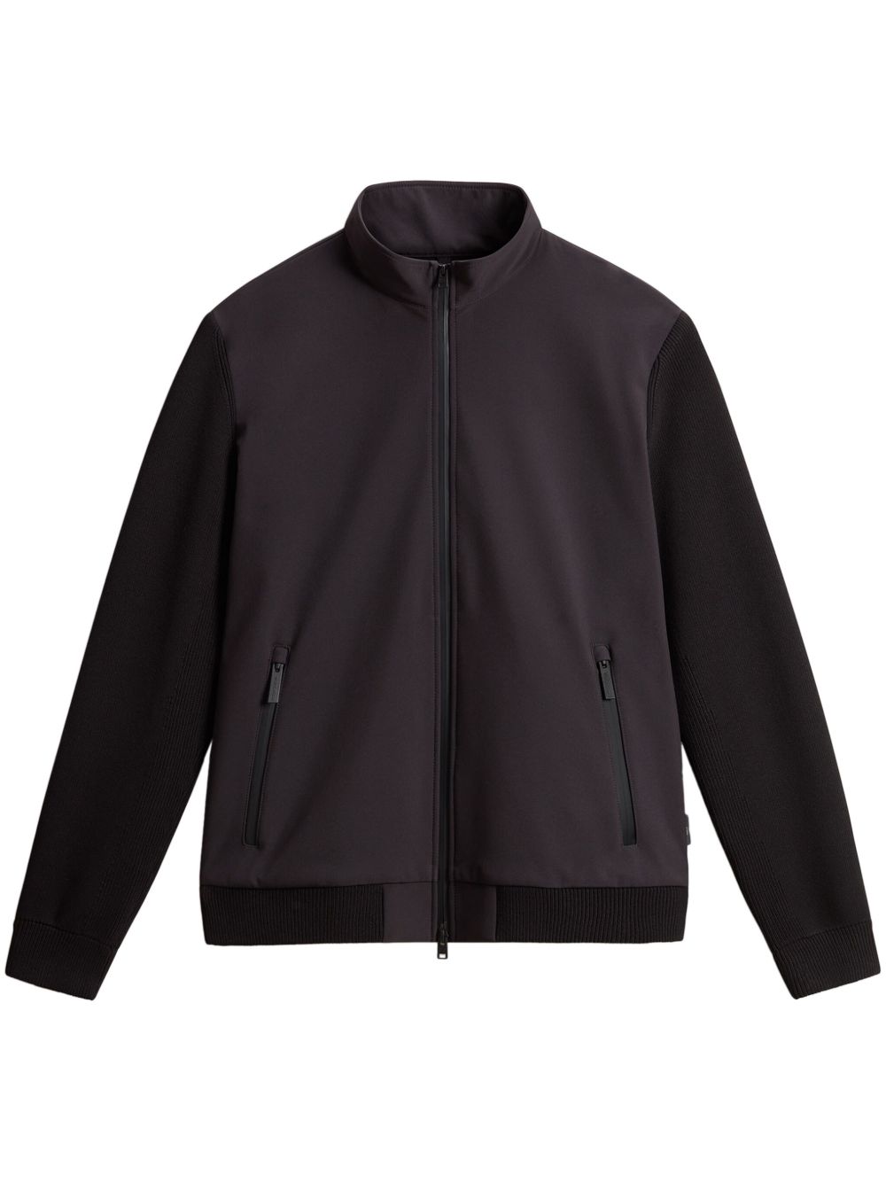 Woolrich Soft Shell Hybrid 夹克 - 黑色