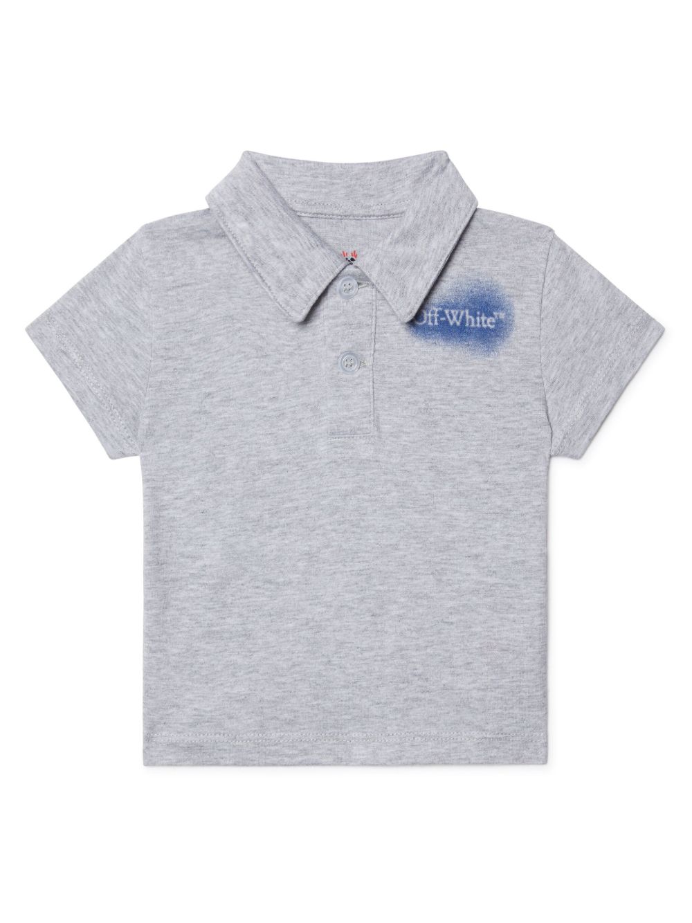 Off-White Kids Arrow Spray polo衫 - 灰色