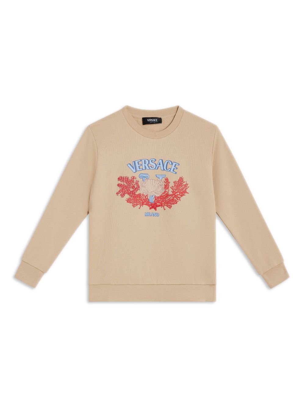 Versace Kids logo印花棉T恤 - 中性色