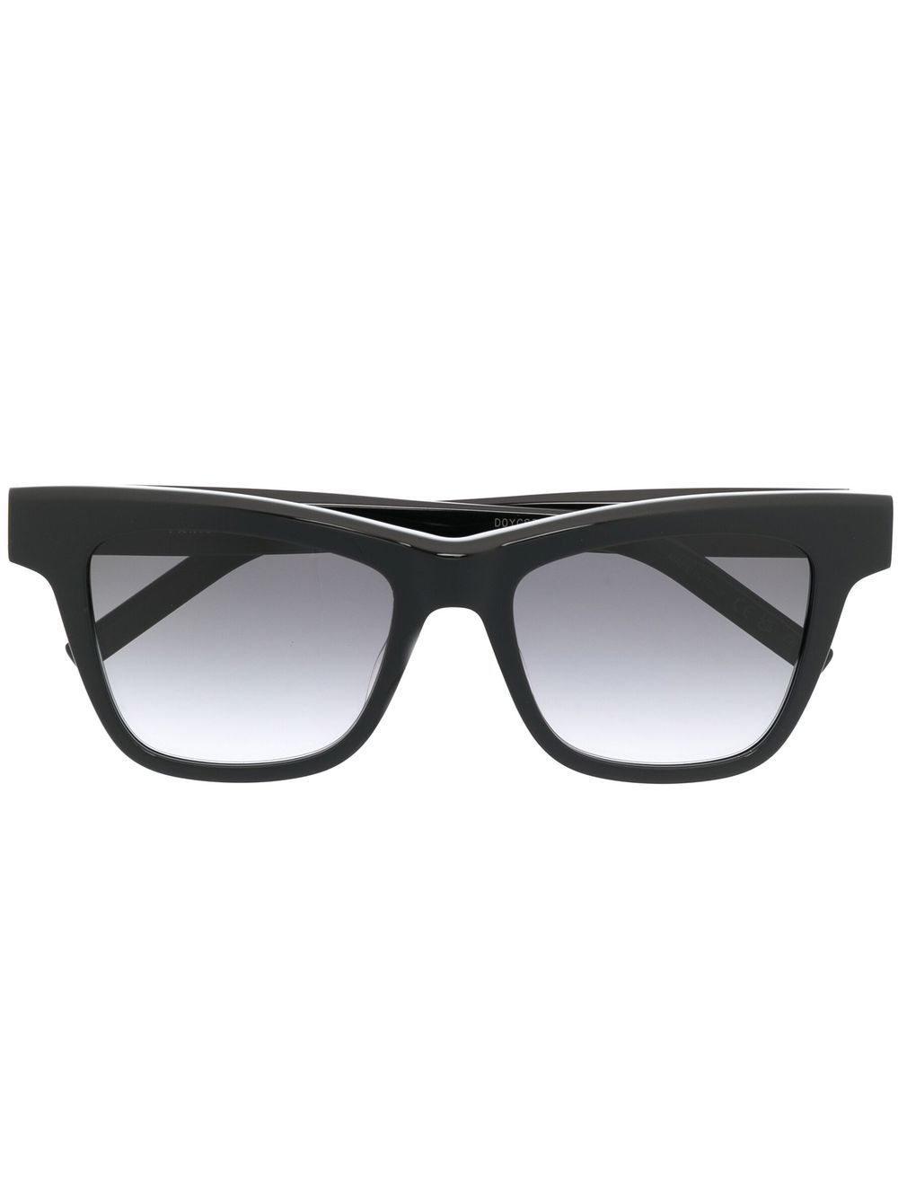 Saint Laurent Eyewear SL M106 YSL标牌方框太阳眼镜 - 黑色