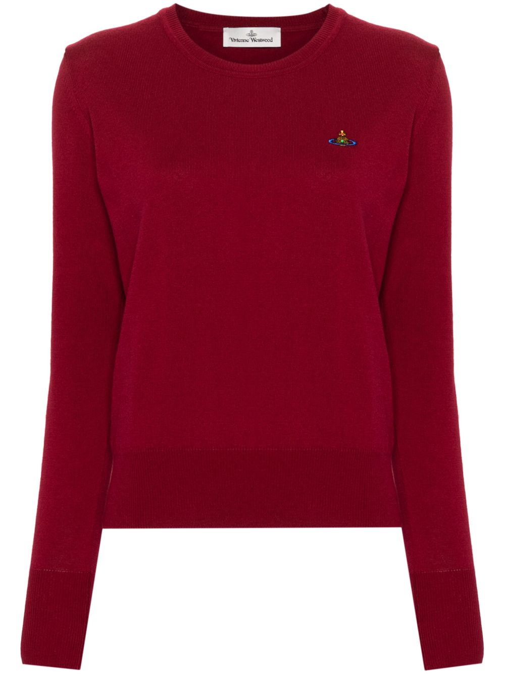 Vivienne Westwood Bea 罗纹针织上衣 - 红色