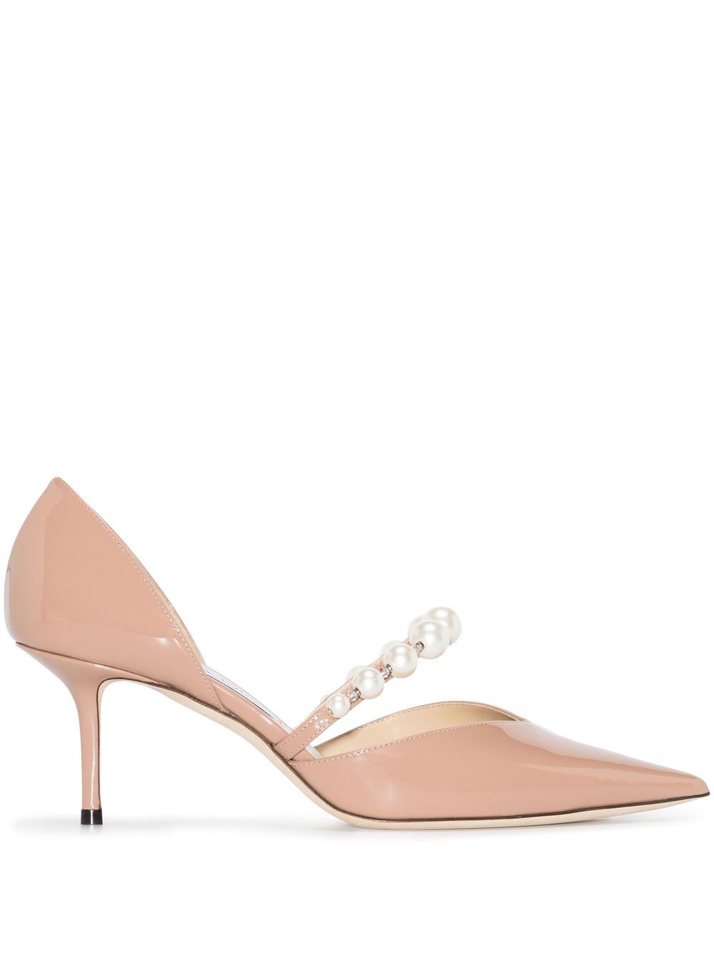 Jimmy Choo 周仰杰 Aurelie 珠饰高跟鞋 - 粉色