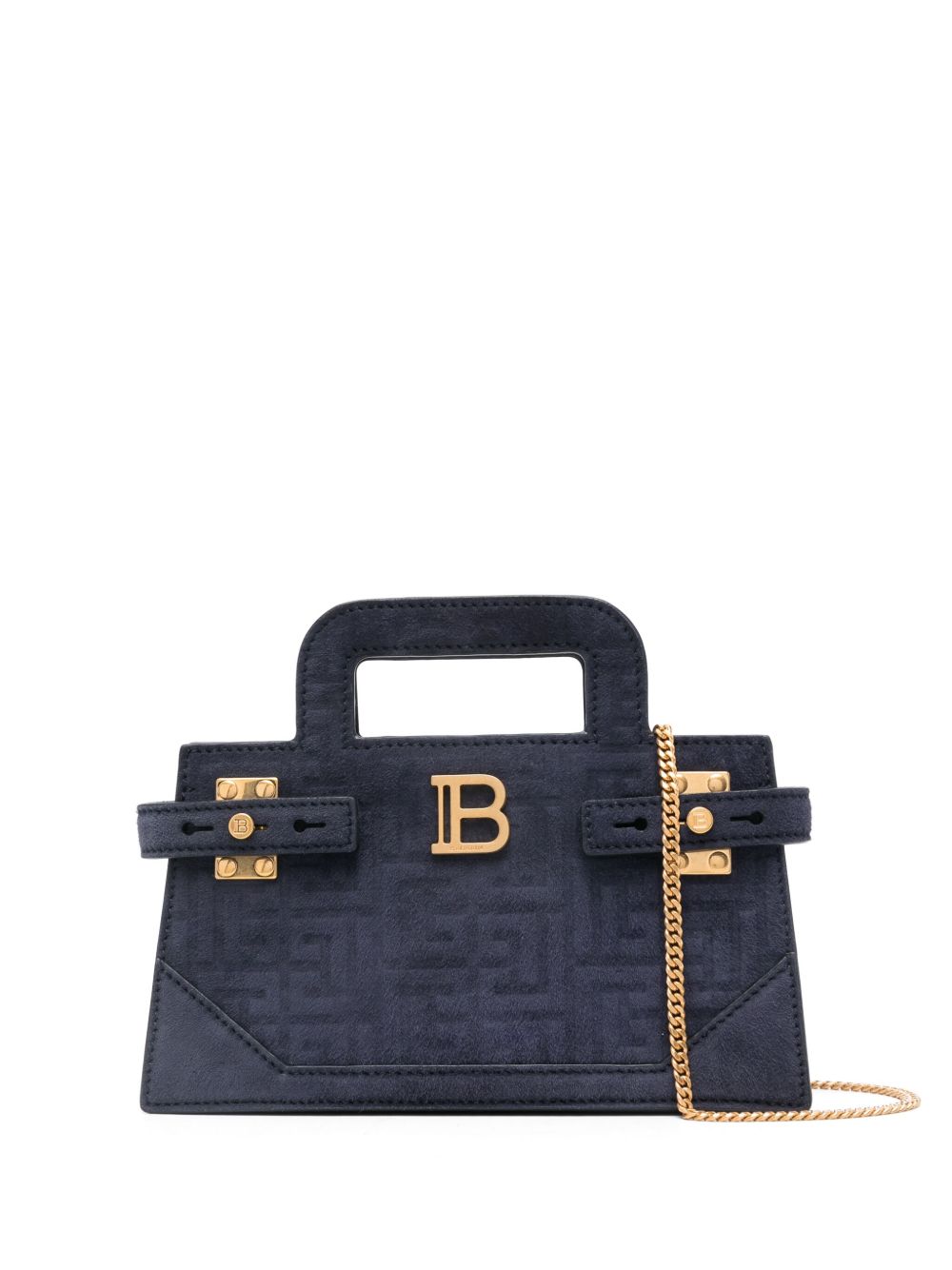 Balmain B-Buzz 小号手提包 - 蓝色
