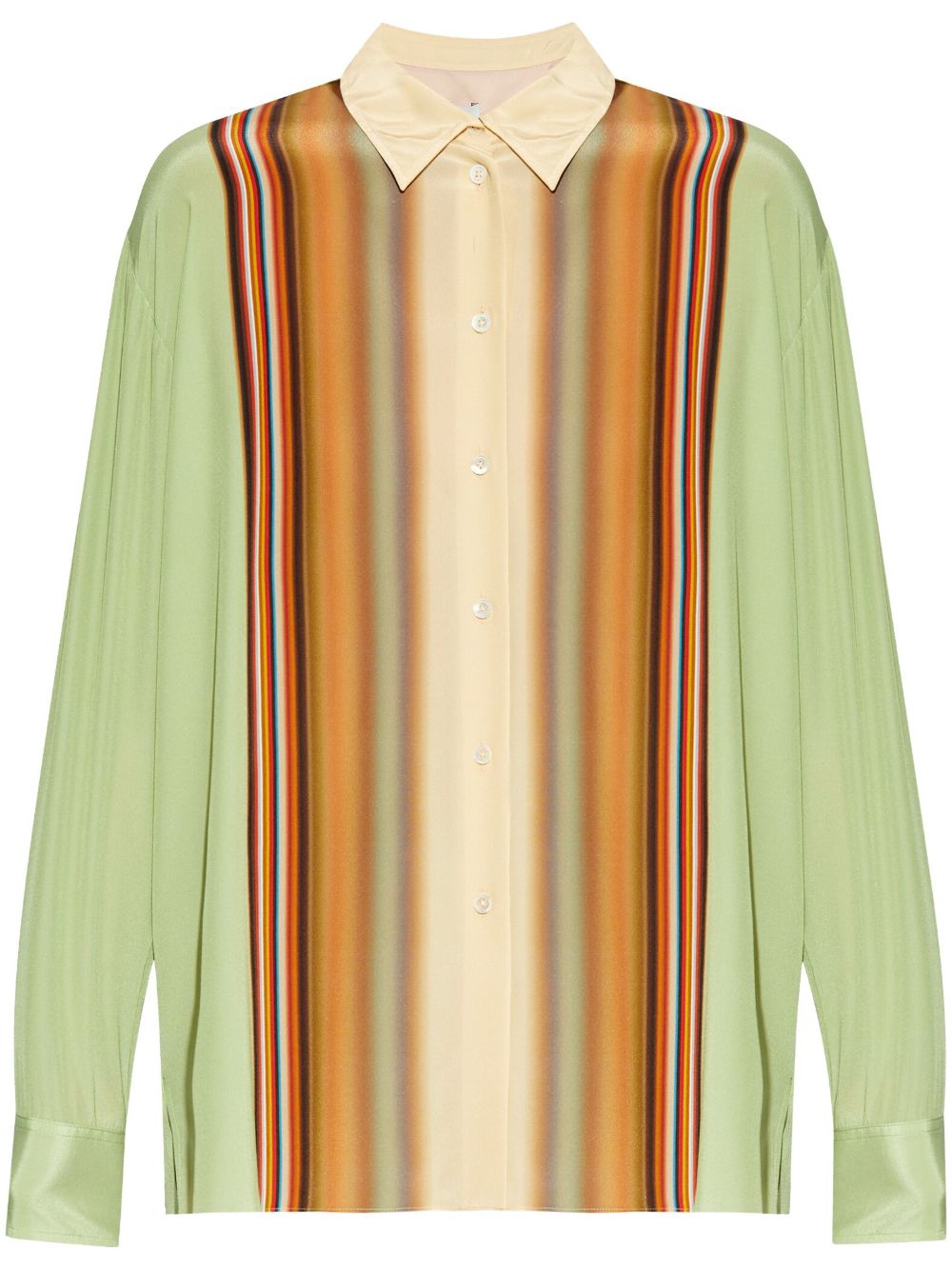 Paul Smith Signature Stripe shirt - 绿色