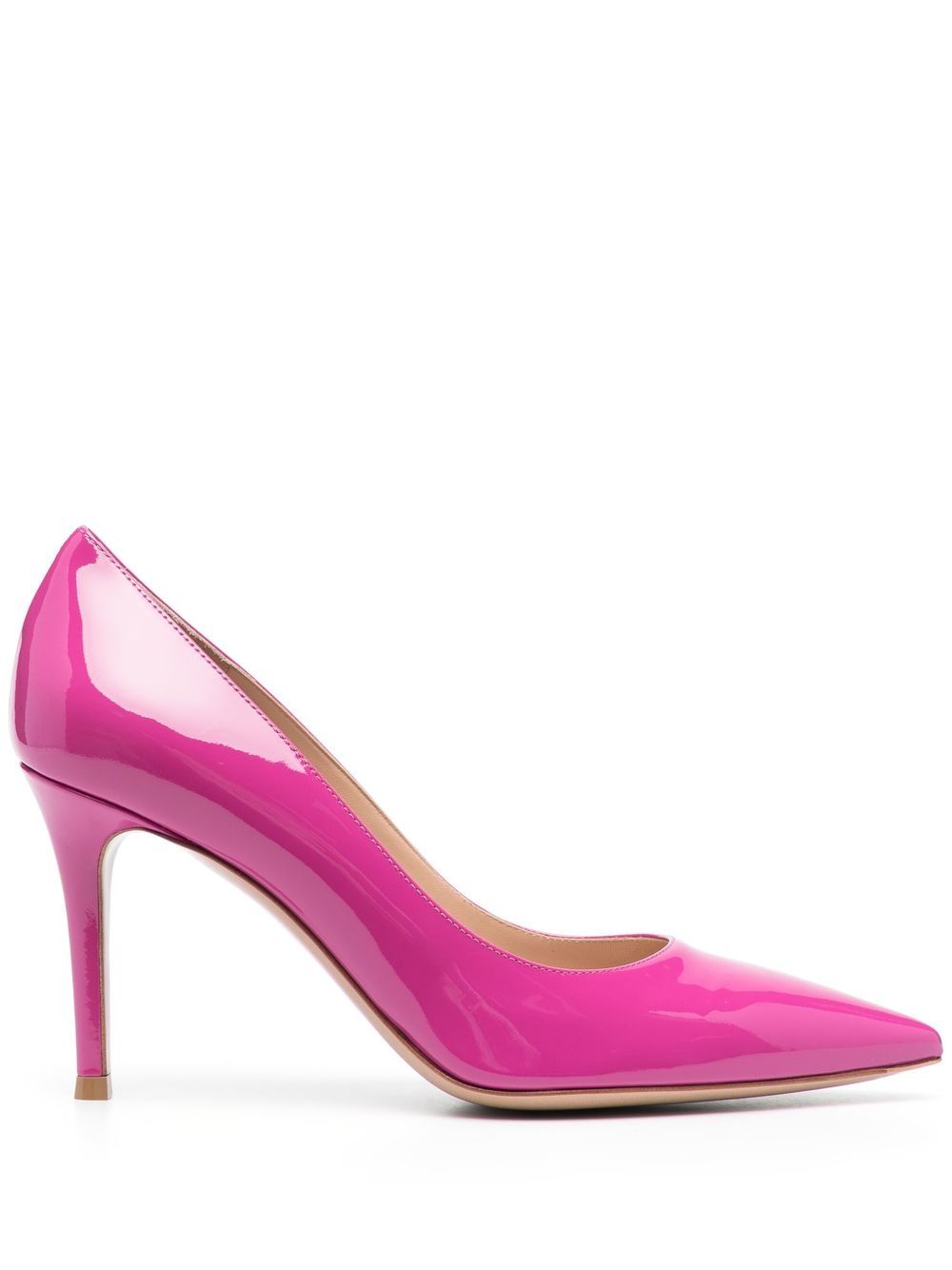 Gianvito Rossi 漆皮高跟鞋 - 粉色