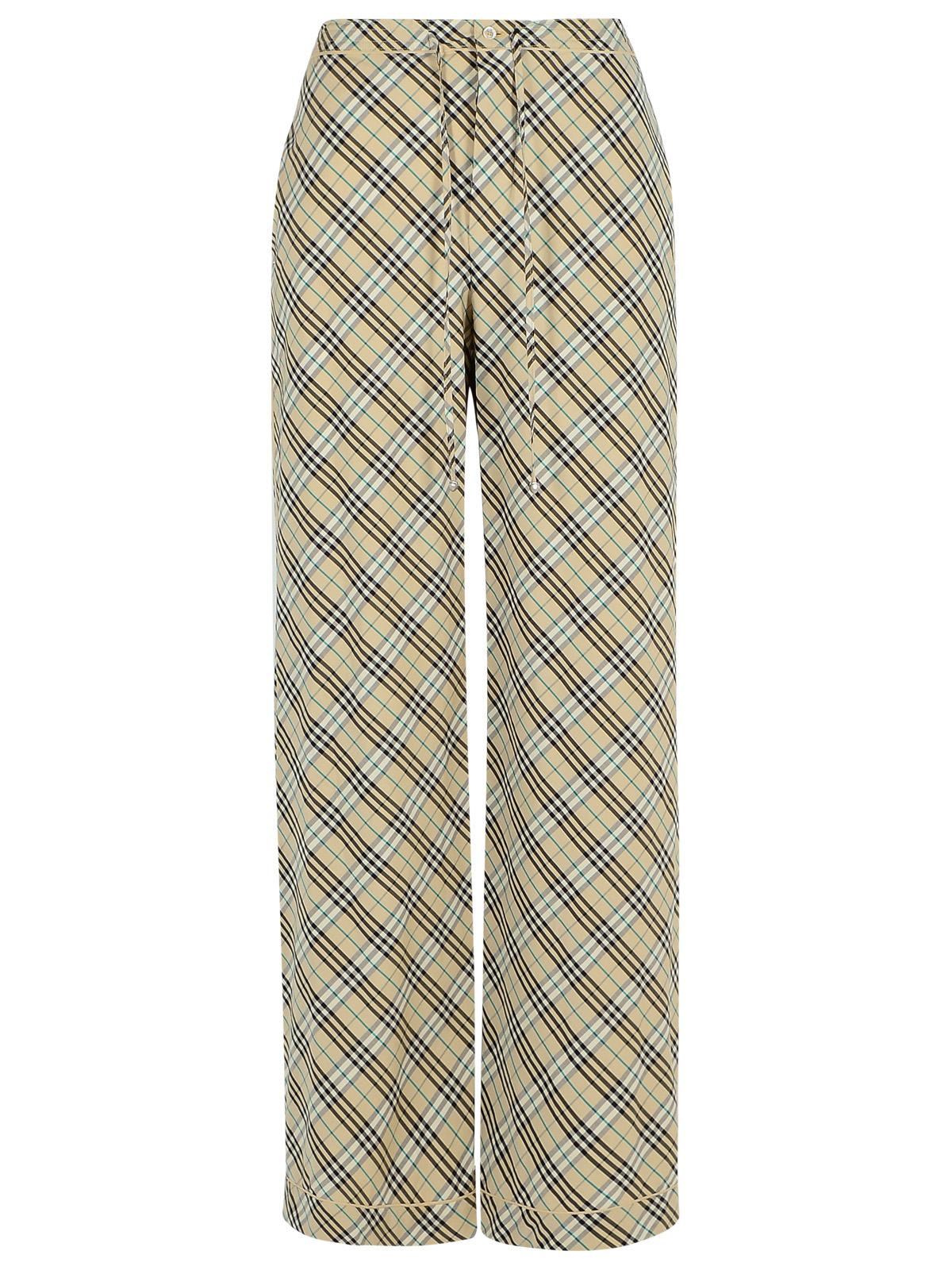 Burberry 奶油色棉裤