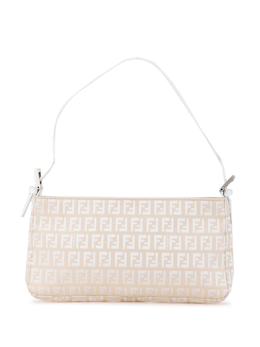 Fendi Pre-Owned Zucchino Pochette 帆布单肩包（2000-2010年典藏款） - 褐色