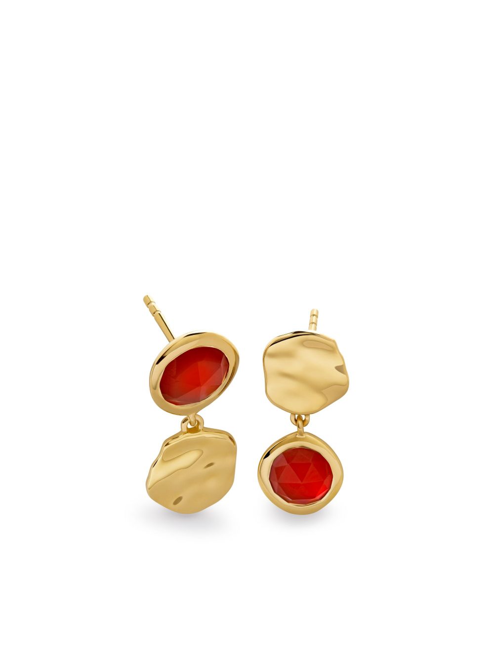 Monica Vinader Lucky earrings - 金色