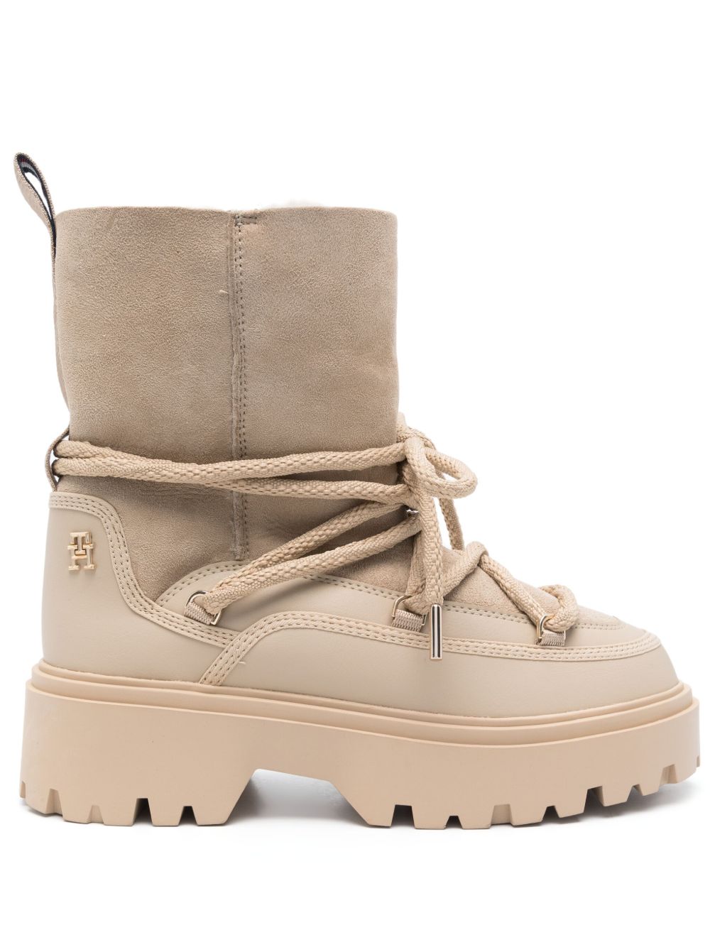 Tommy Hilfiger 皮毛一体雪靴 - 中性色