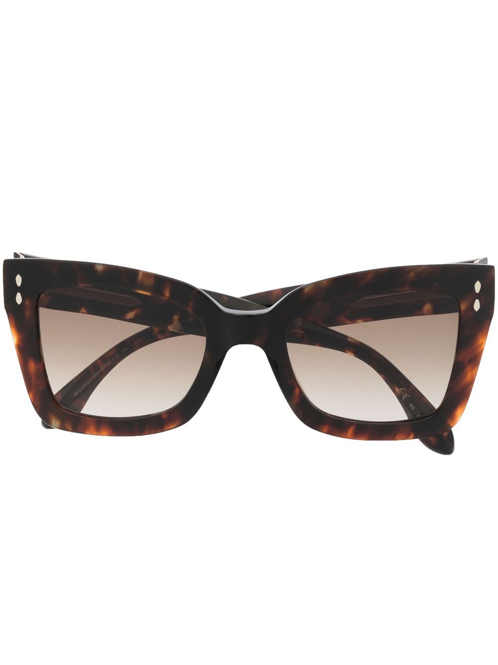 Isabel Marant Eyewear 猫眼框太阳眼镜 - 褐色