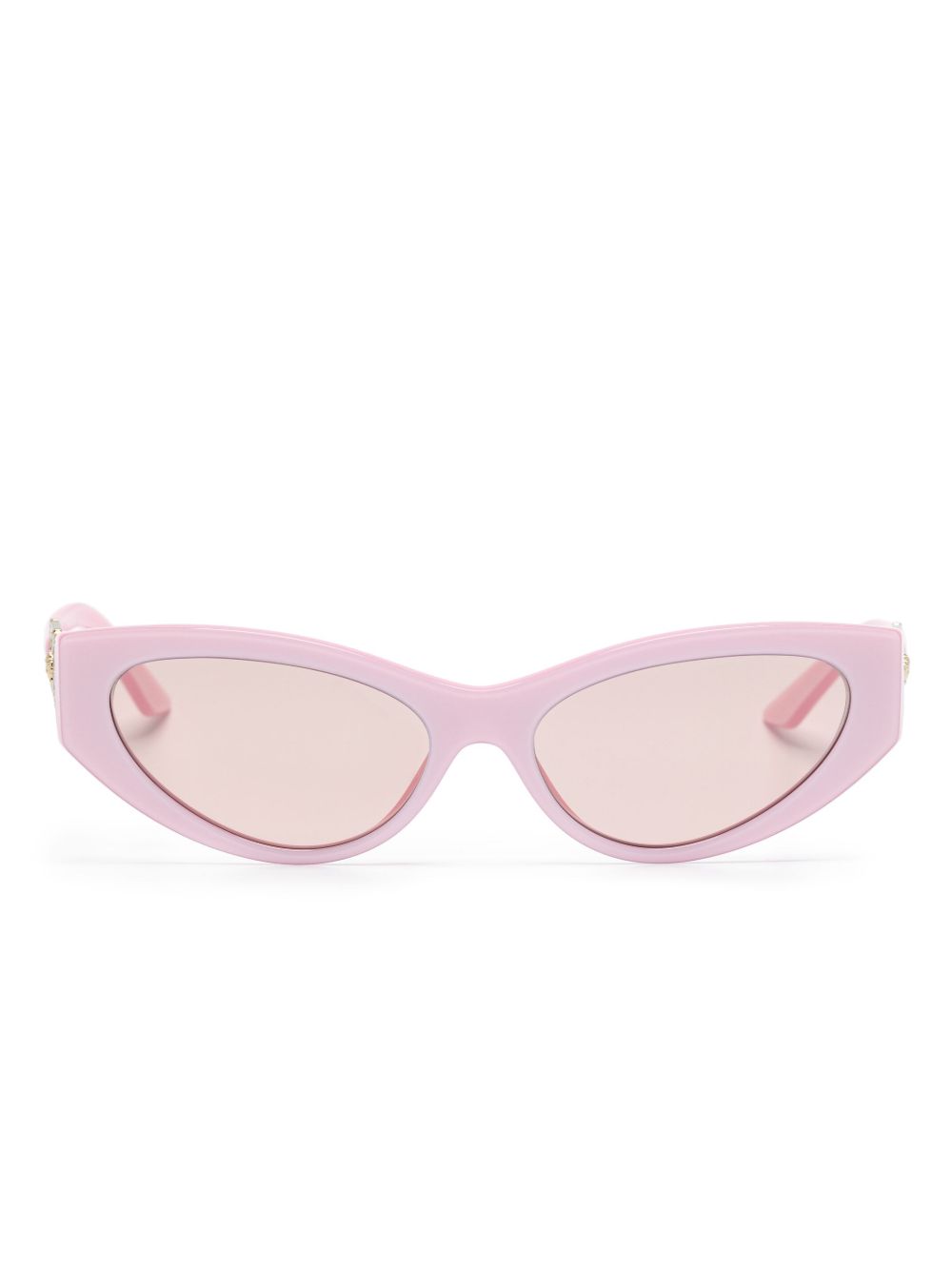 Versace Eyewear 美杜莎标牌猫眼镜框太阳眼镜 - 粉色
