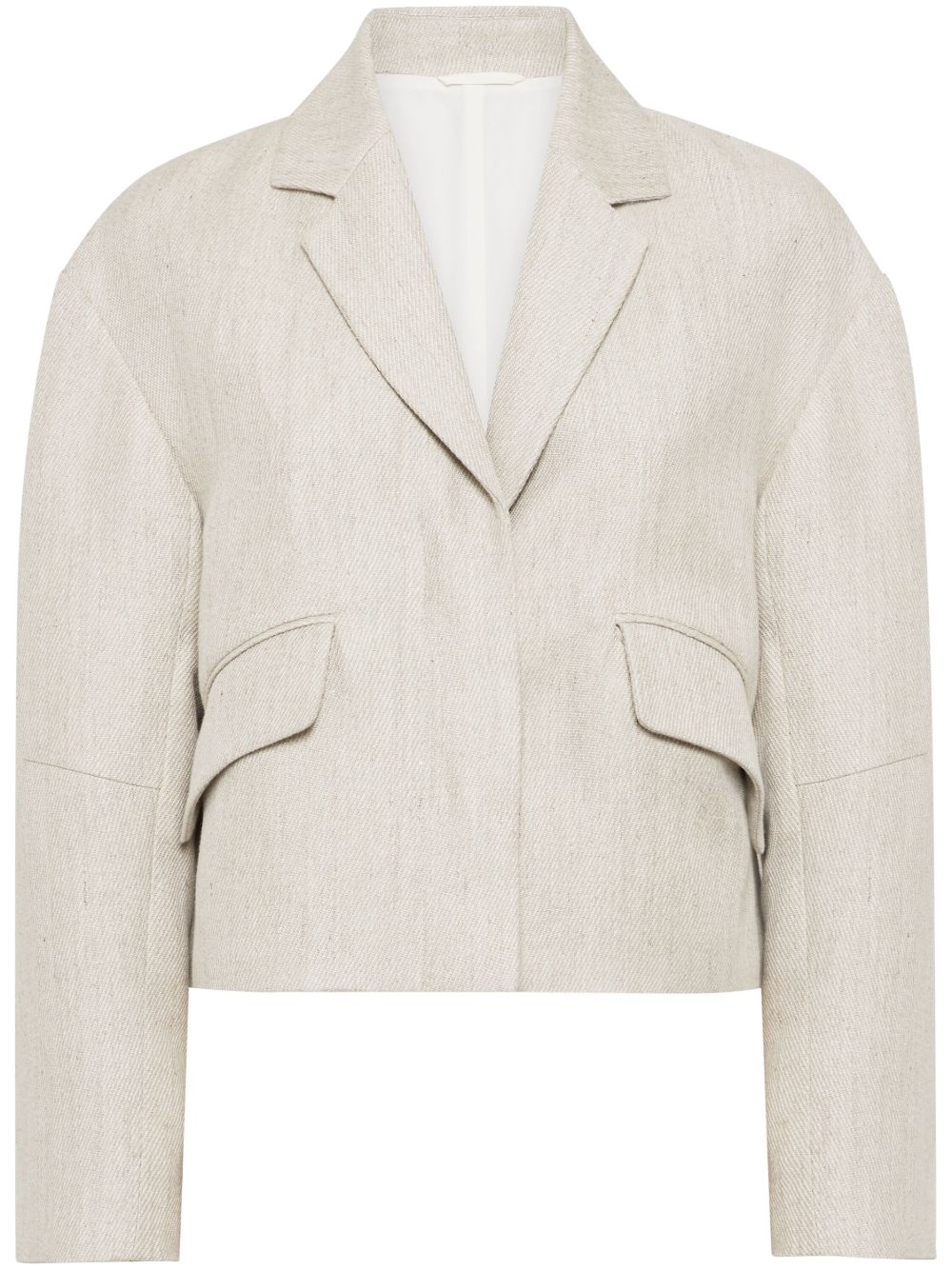 Brunello Cucinelli Monili 珠饰西装夹克 - 中性色