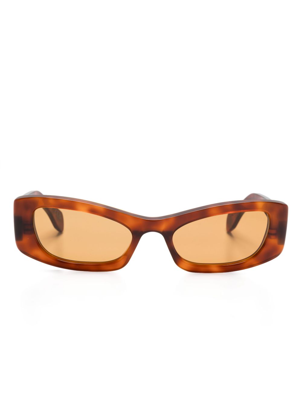 Marni Eyewear Nyama 太阳眼镜 - 褐色