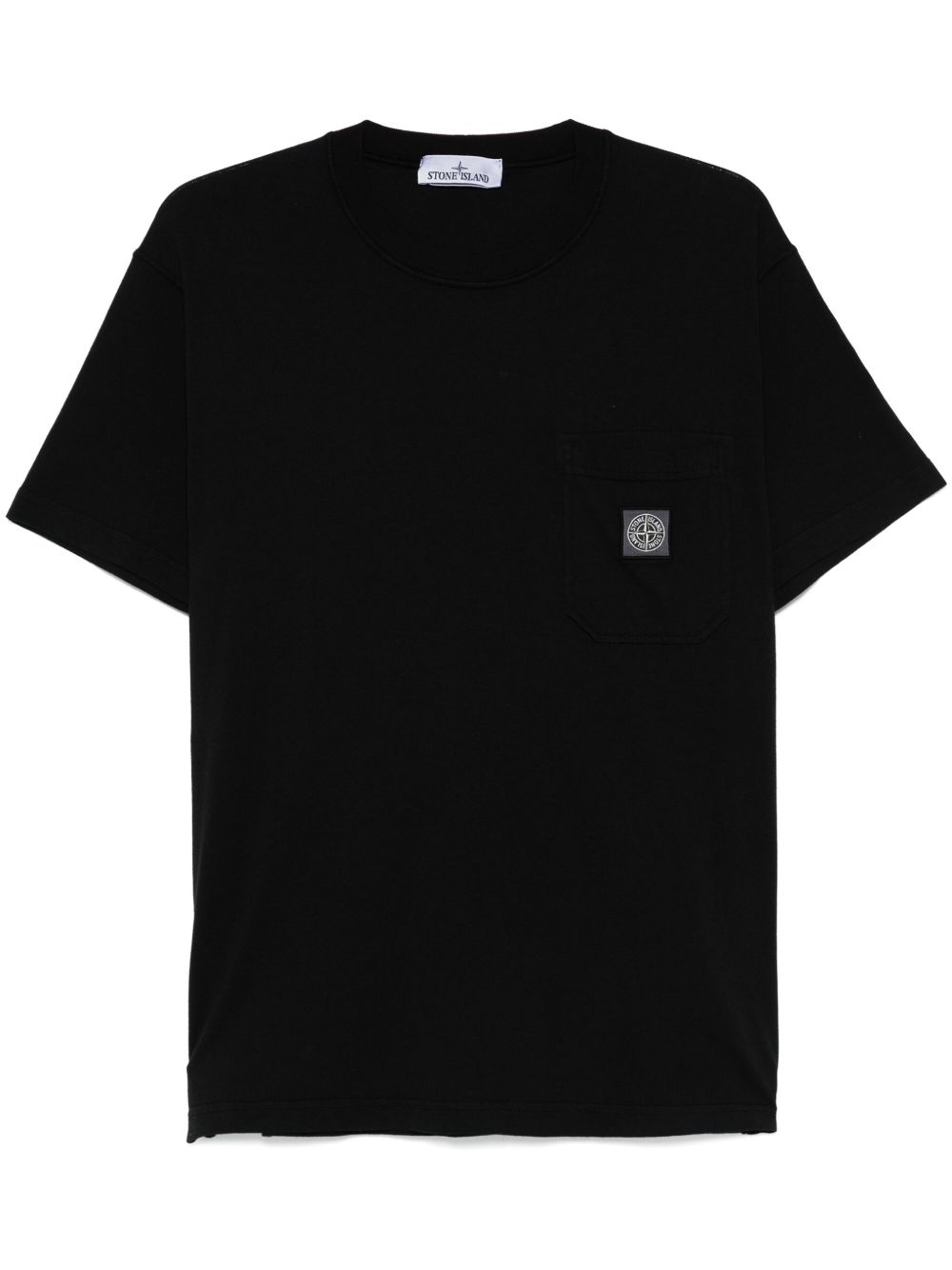Stone Island 罗盘贴花T恤 - 黑色