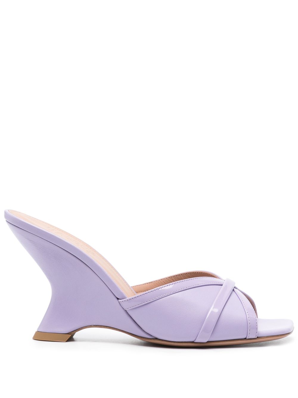Malone Souliers Perla 高坡跟凉鞋 - 紫色