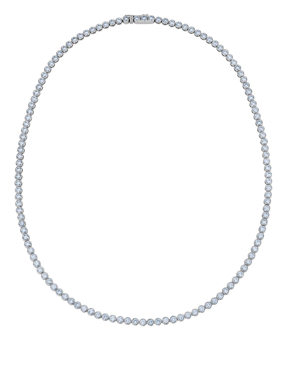 De Beers Jewellers Diamond Line钻石项链 - 银色
