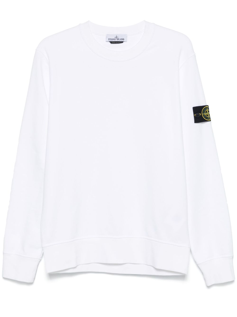 Stone Island 罗盘徽章卫衣 - 白色