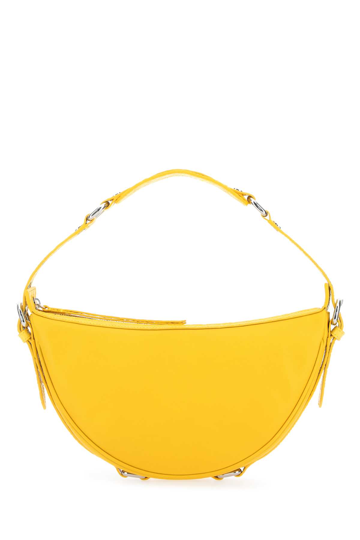 BY FAR Yellow Leather Gib Shoulder Bag