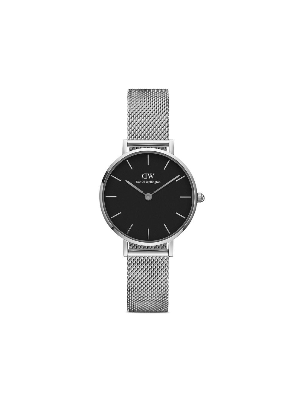 Daniel Wellington Petite 28 logo腕表 - 黑色
