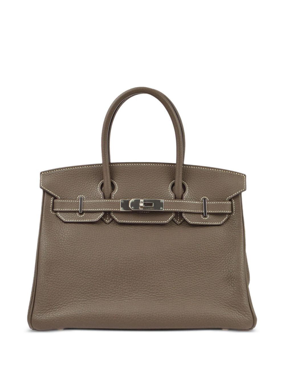 Hermès Pre-Owned Birkin 30 手提包（2009年典藏款） - 灰色