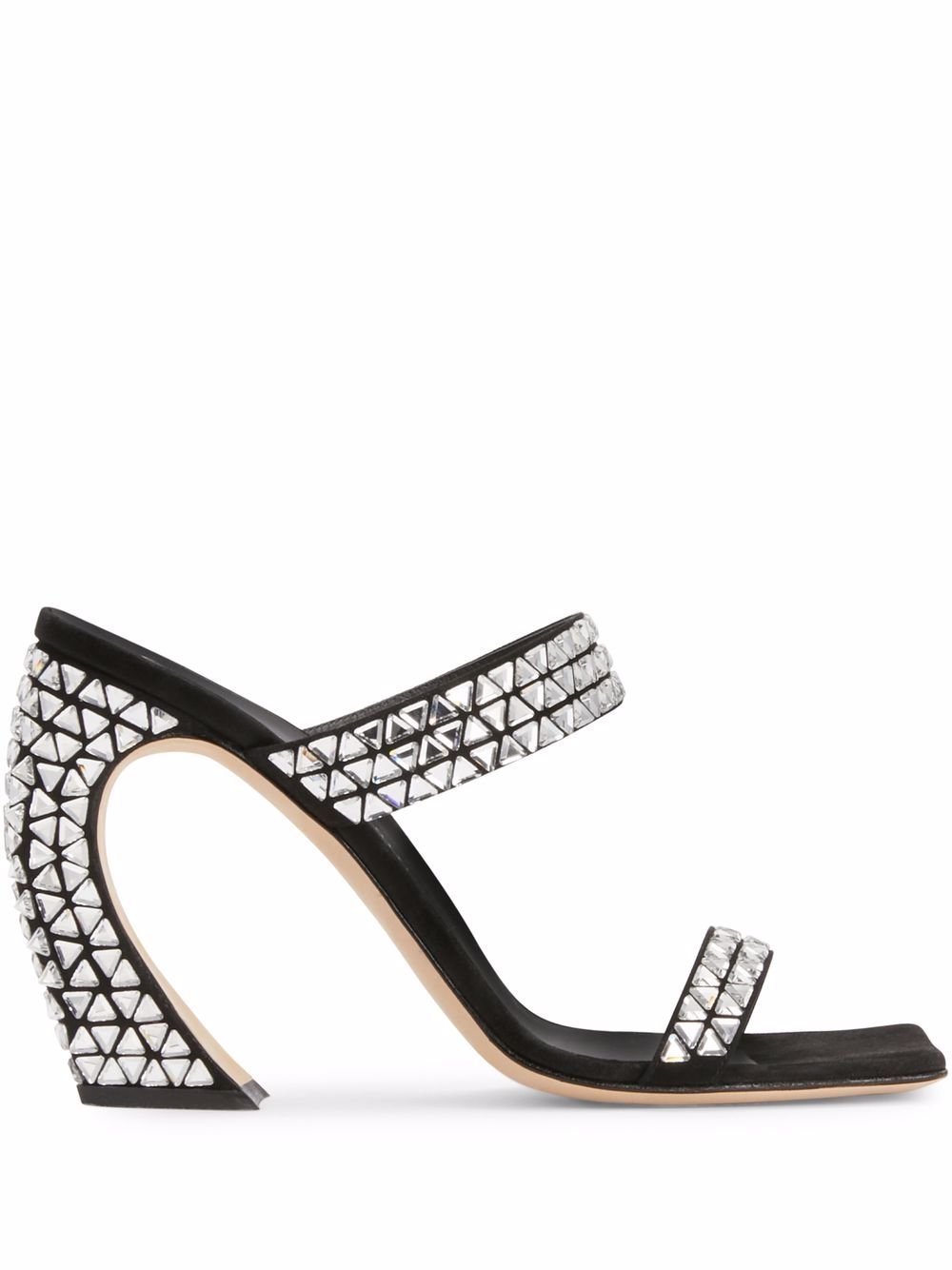 Giuseppe Zanotti Flaminia Glare 凉鞋 - 黑色