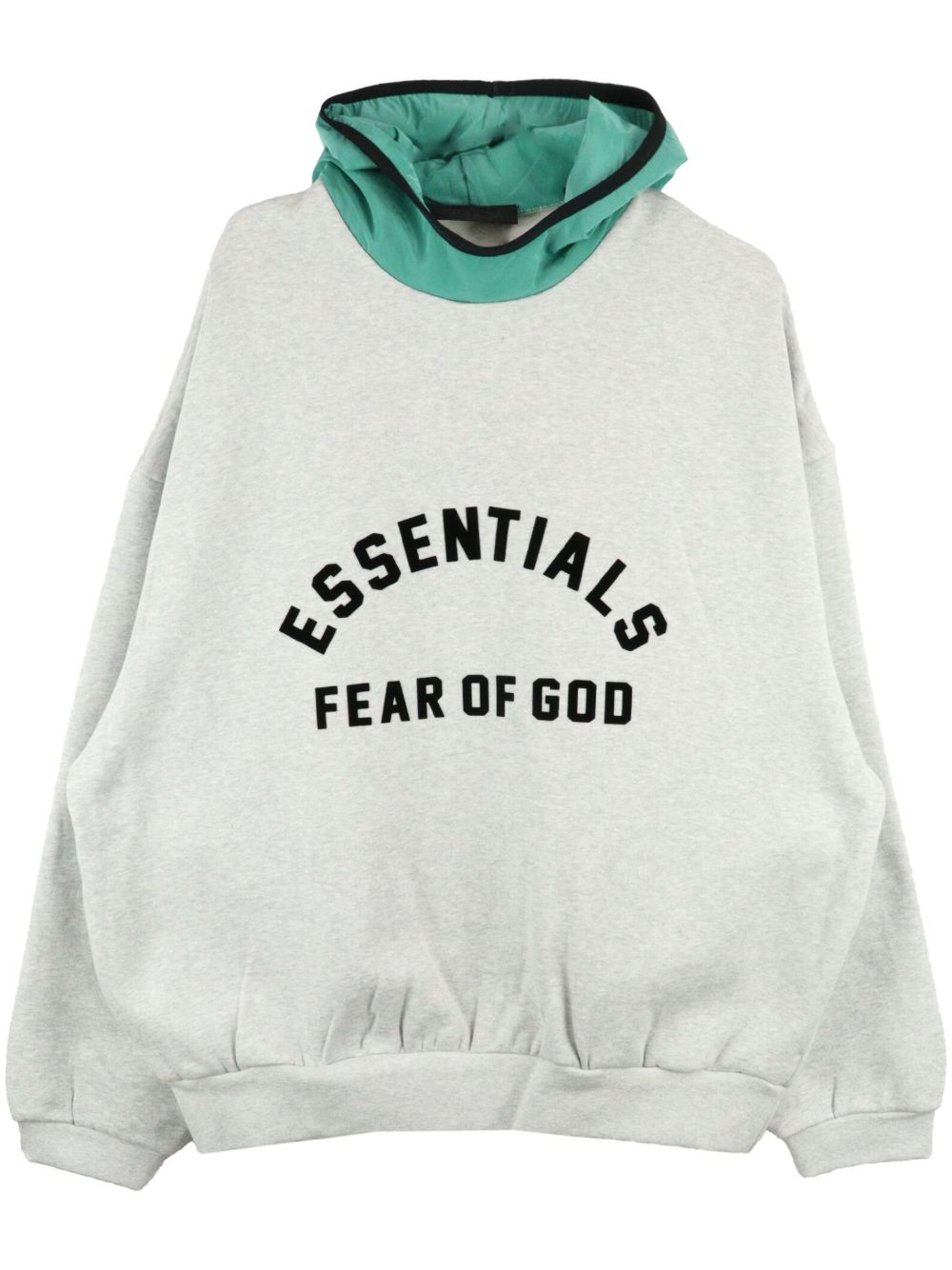 FEAR OF GOD ESSENTIALS logo印花连帽衫 - 灰色