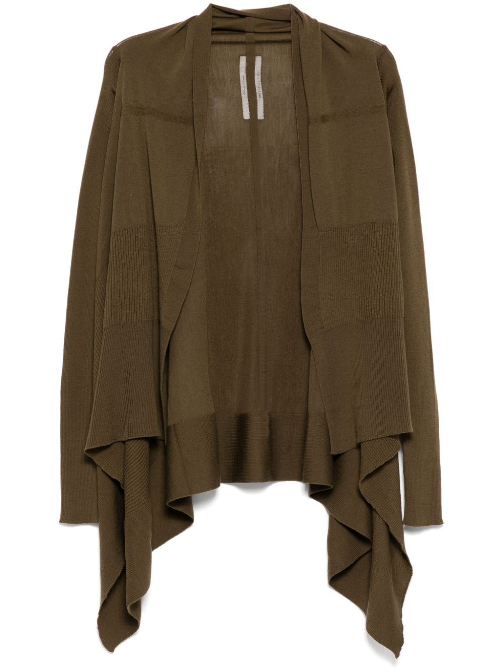 Rick Owens 中号裹身式上衣 - 褐色