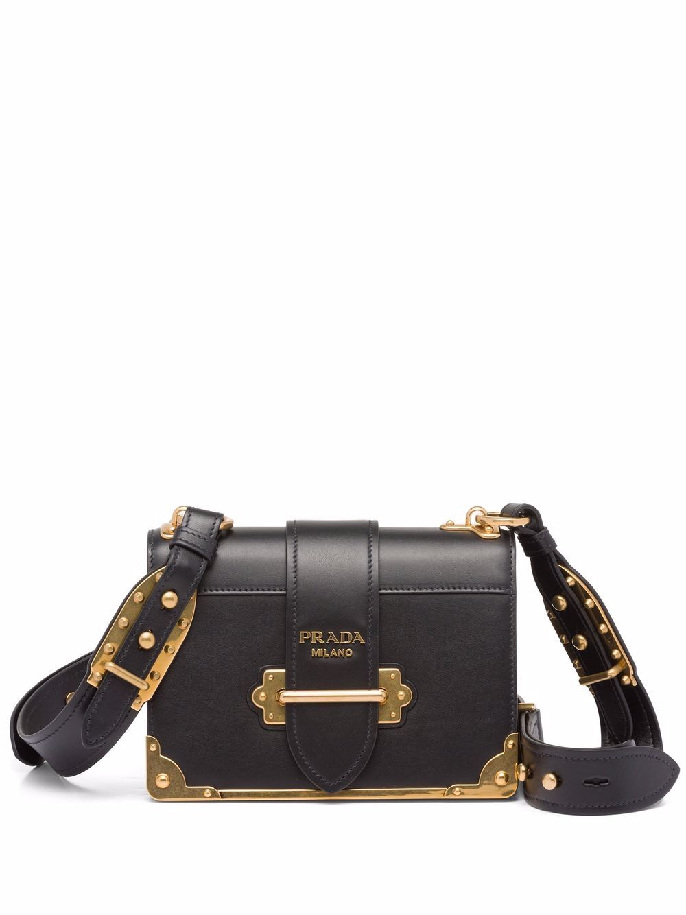 Prada 普拉达 Cahier 单肩包 - 黑色