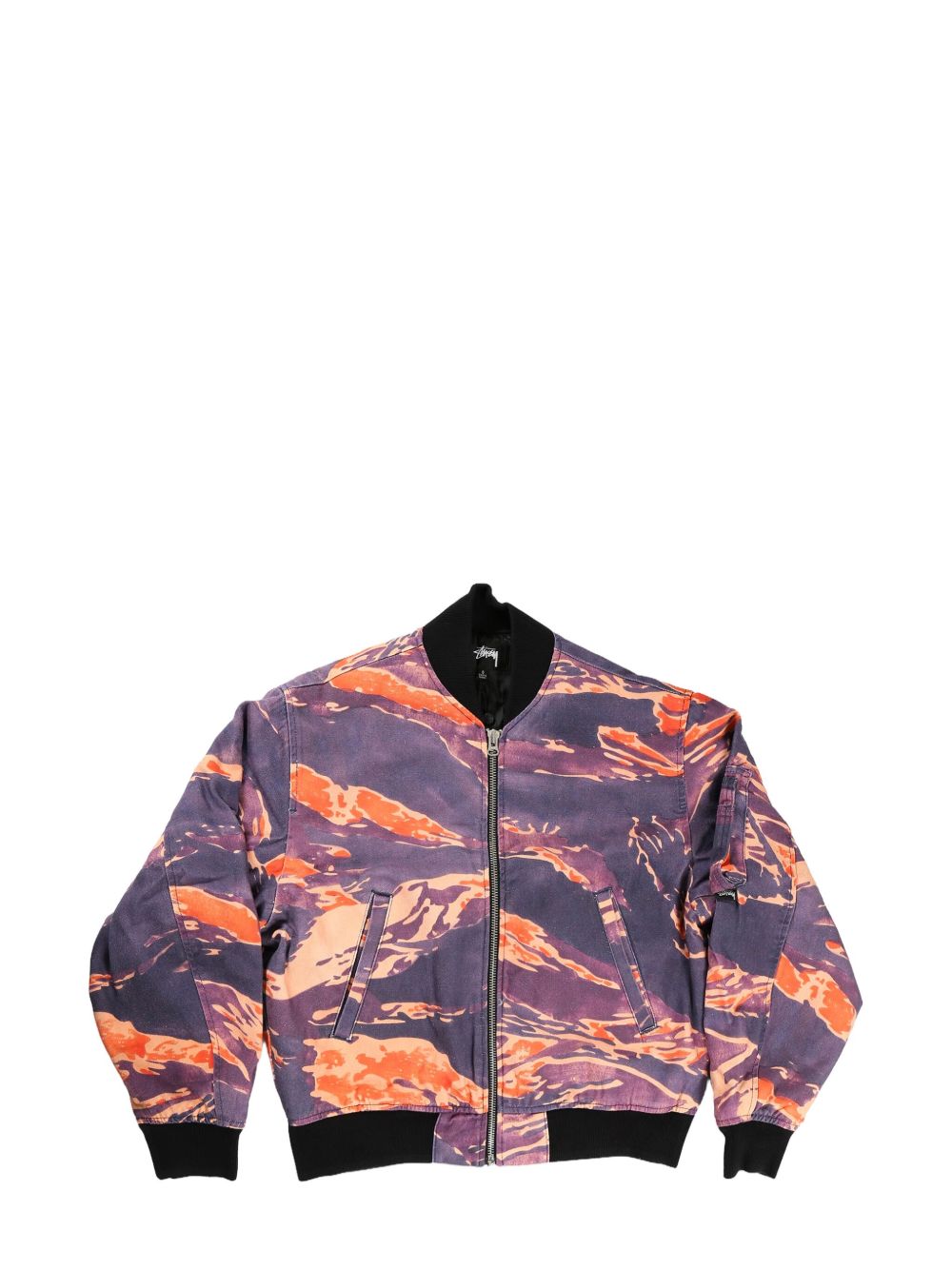 Stüssy Tigris bomber jacket - 紫色