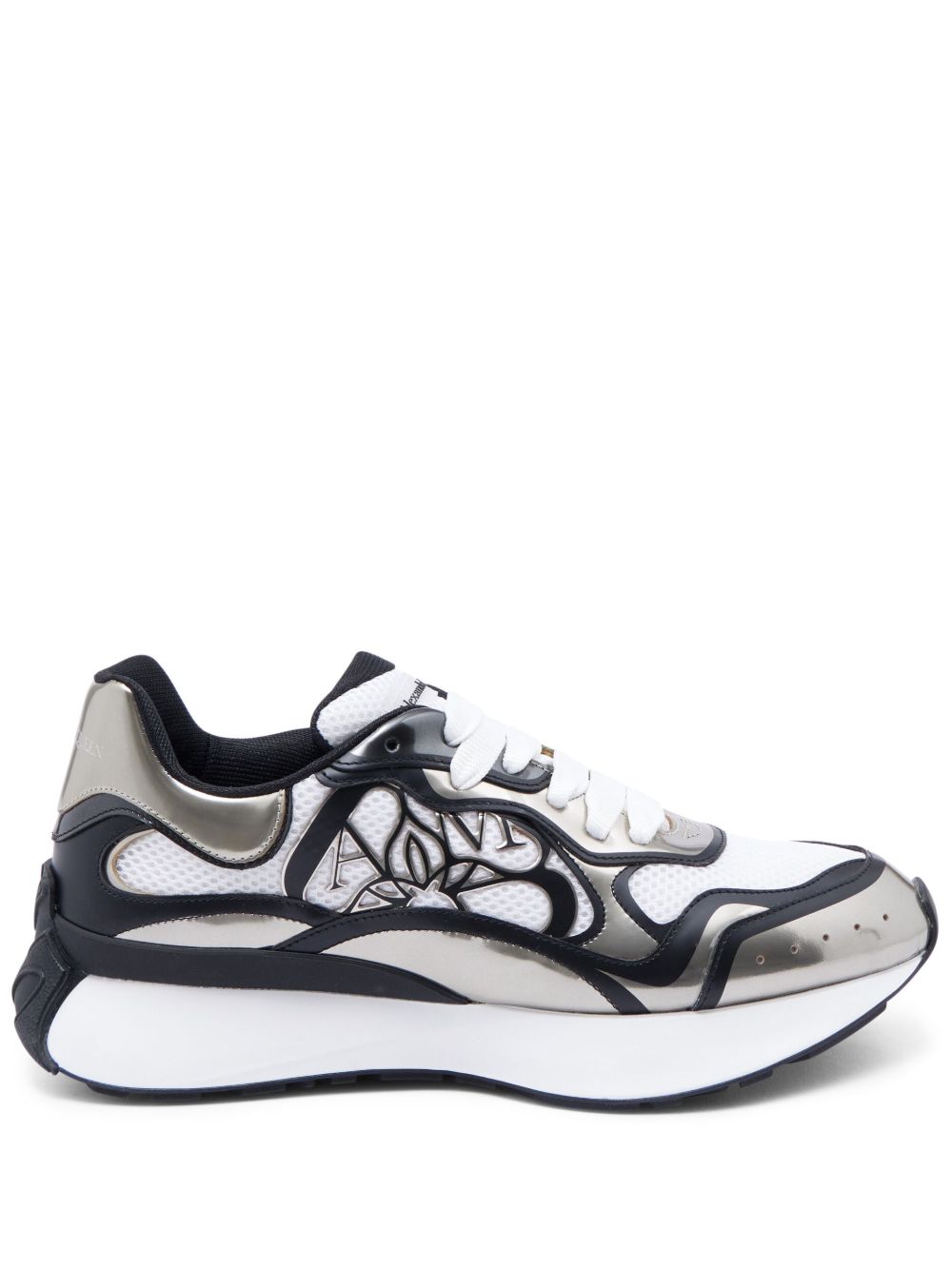 Alexander McQueen Seal Logo 低帮运动鞋 - 白色