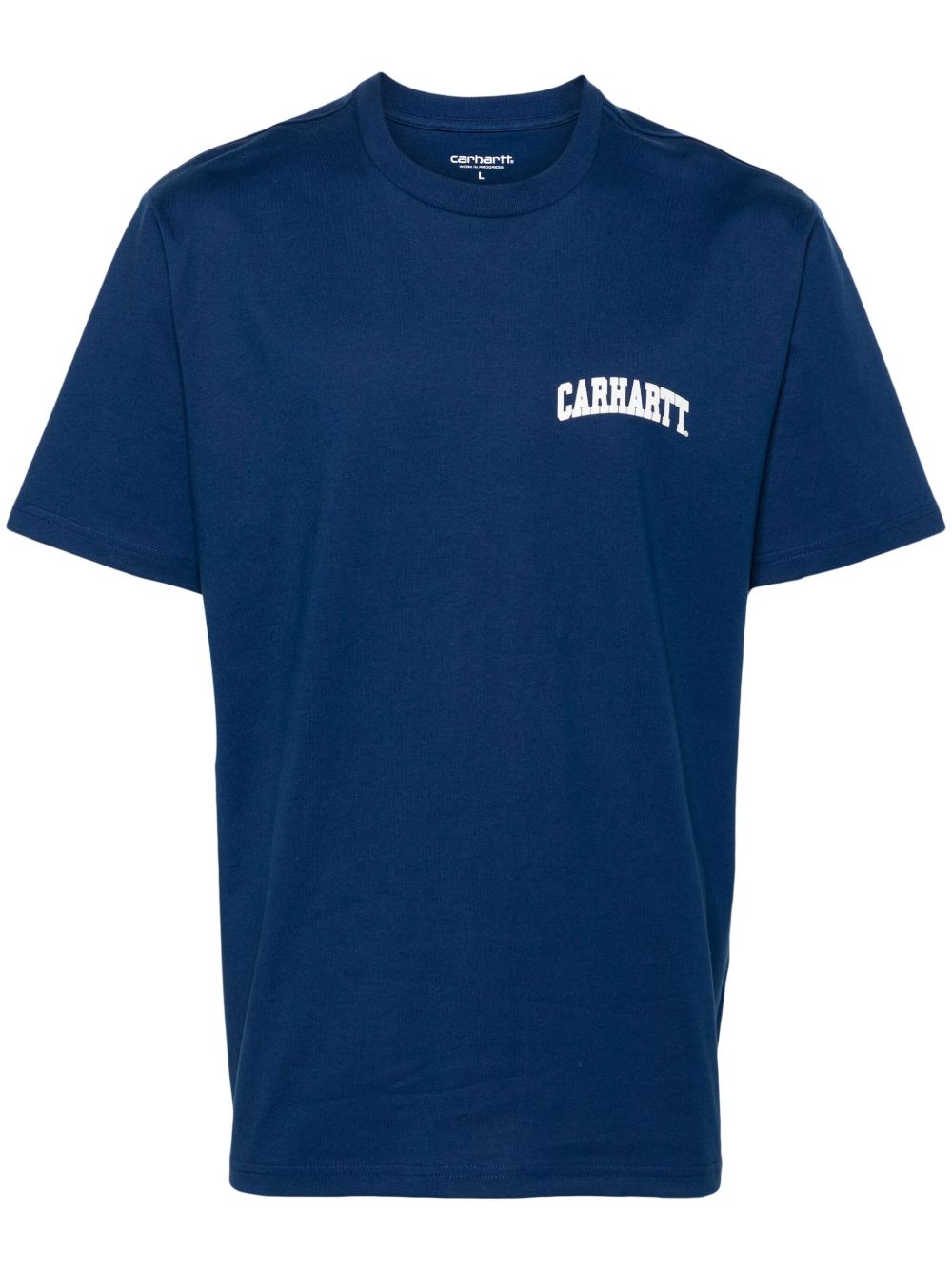 Carhartt WIP University Script 棉T恤 - 蓝色