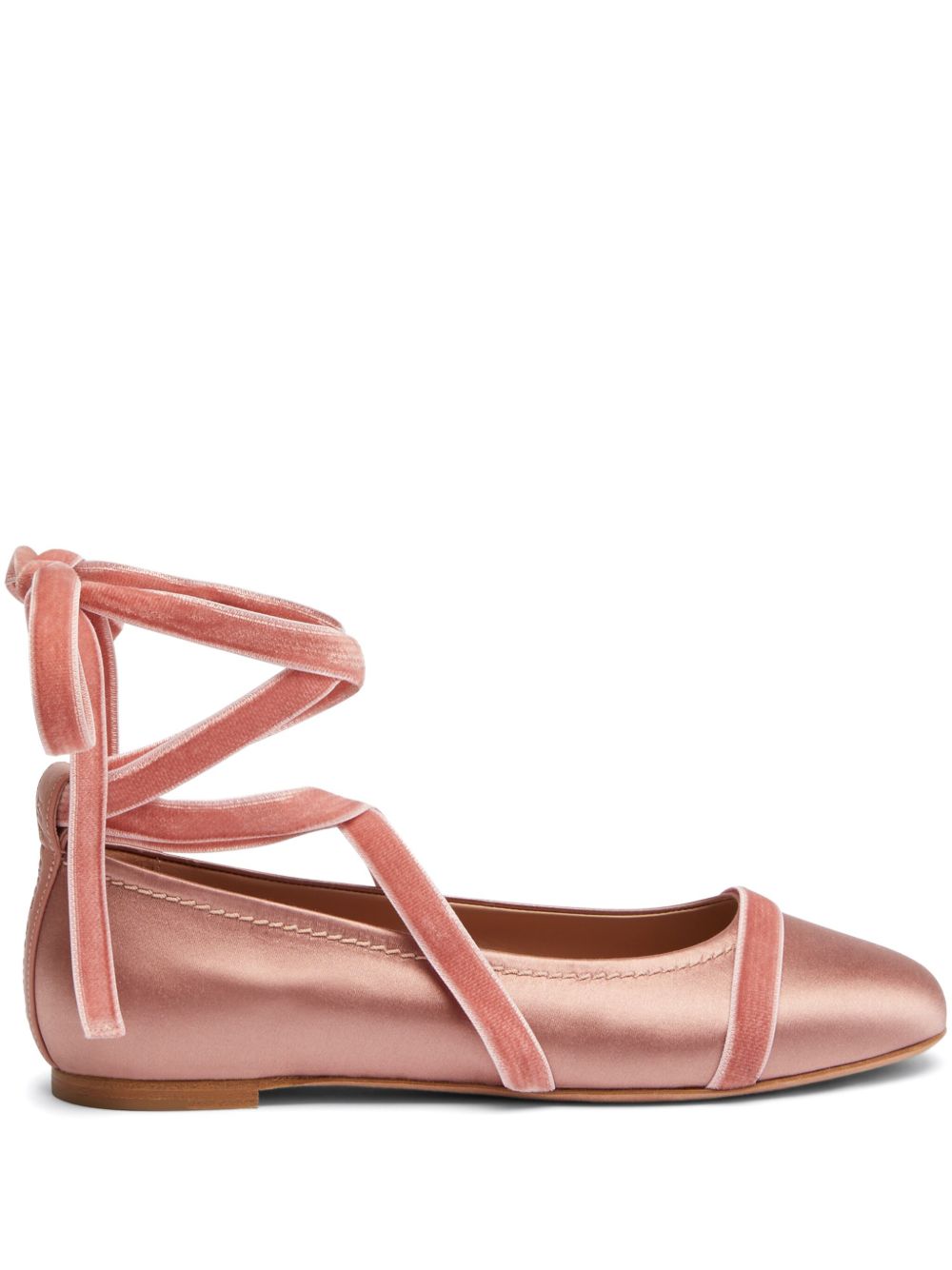 Malone Souliers Spencer 平底鞋 - 粉色