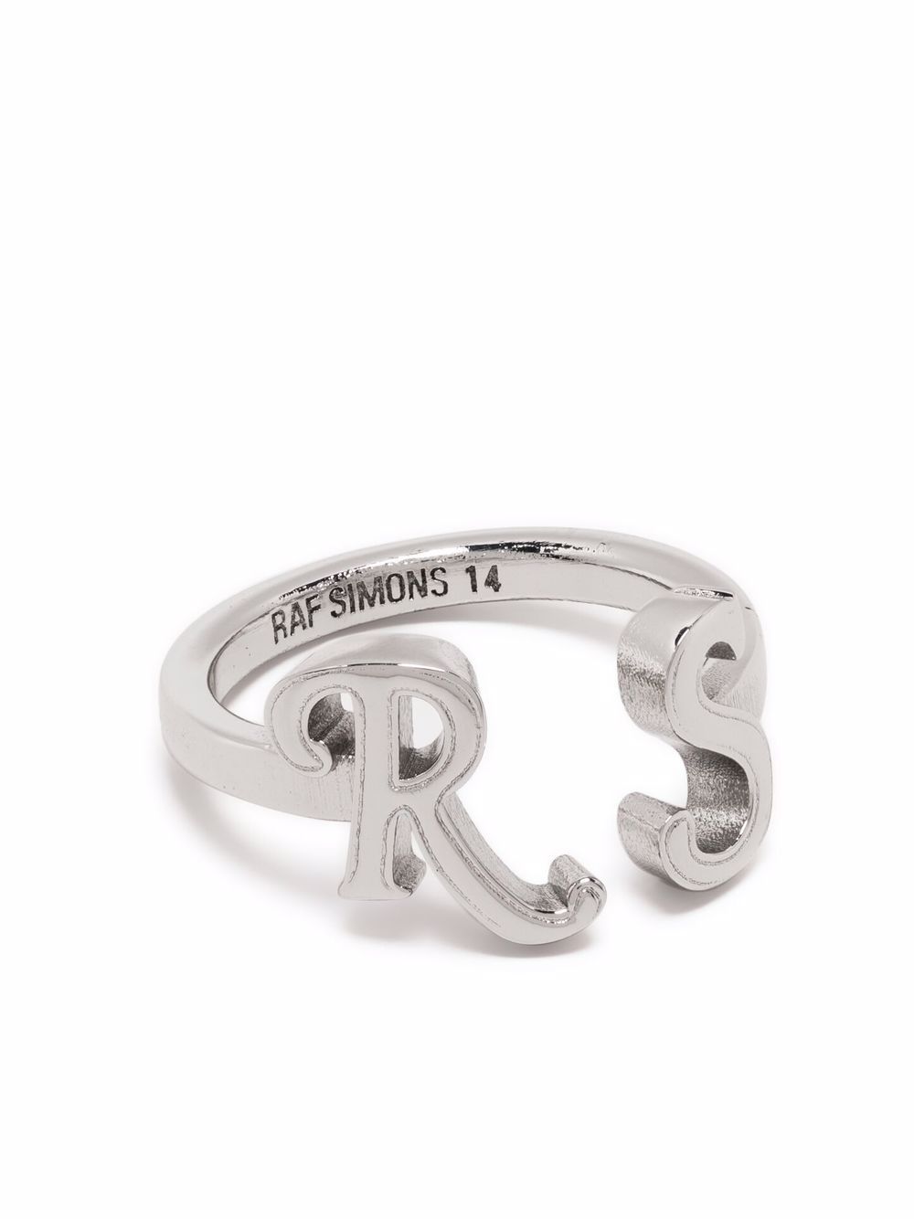 Raf Simons RS 戒指 - 银色