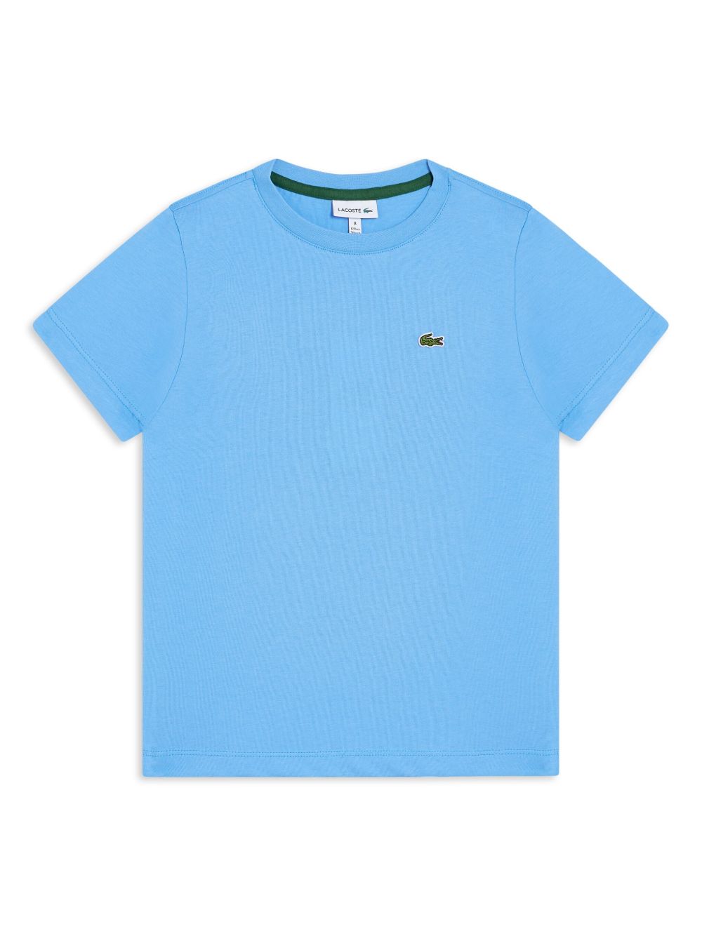 Lacoste logo贴花棉T恤 - 蓝色