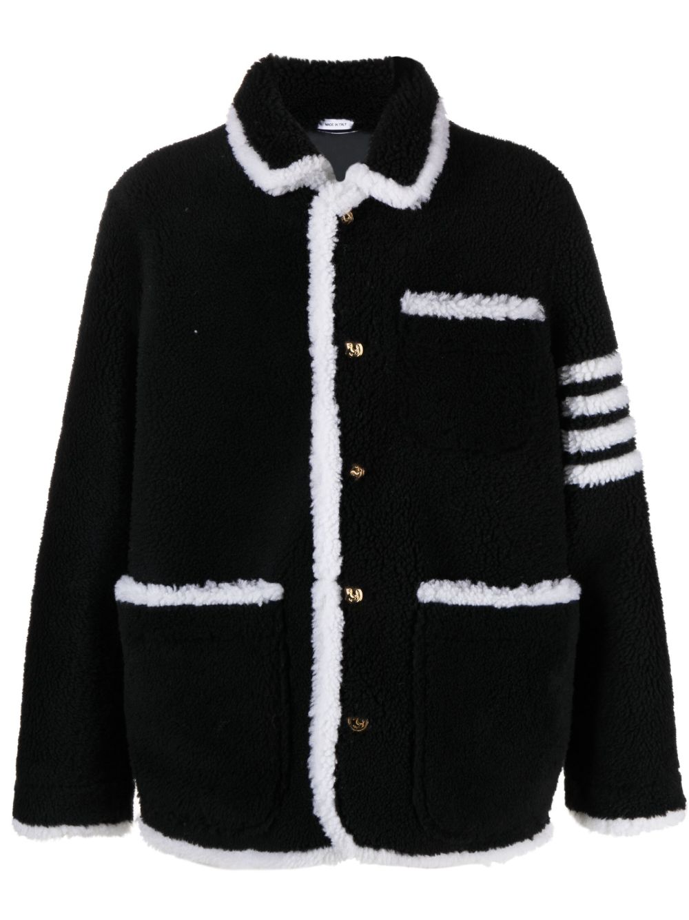 Thom Browne 四条纹夹克 - 蓝色
