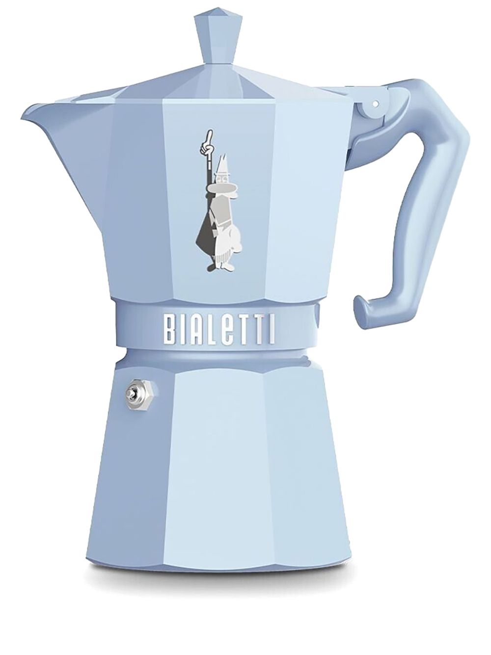 Bialetti Moka Express Alfonso 激光镂空咖啡壶 （187 克 ） - 蓝色