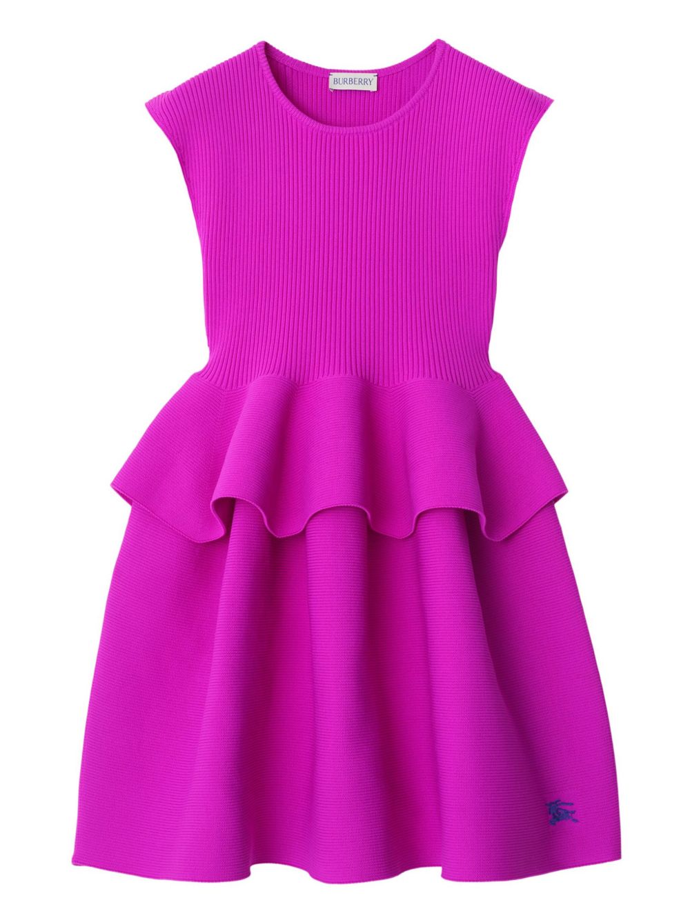 Burberry Kids Roslin 连衣裙 - 紫色