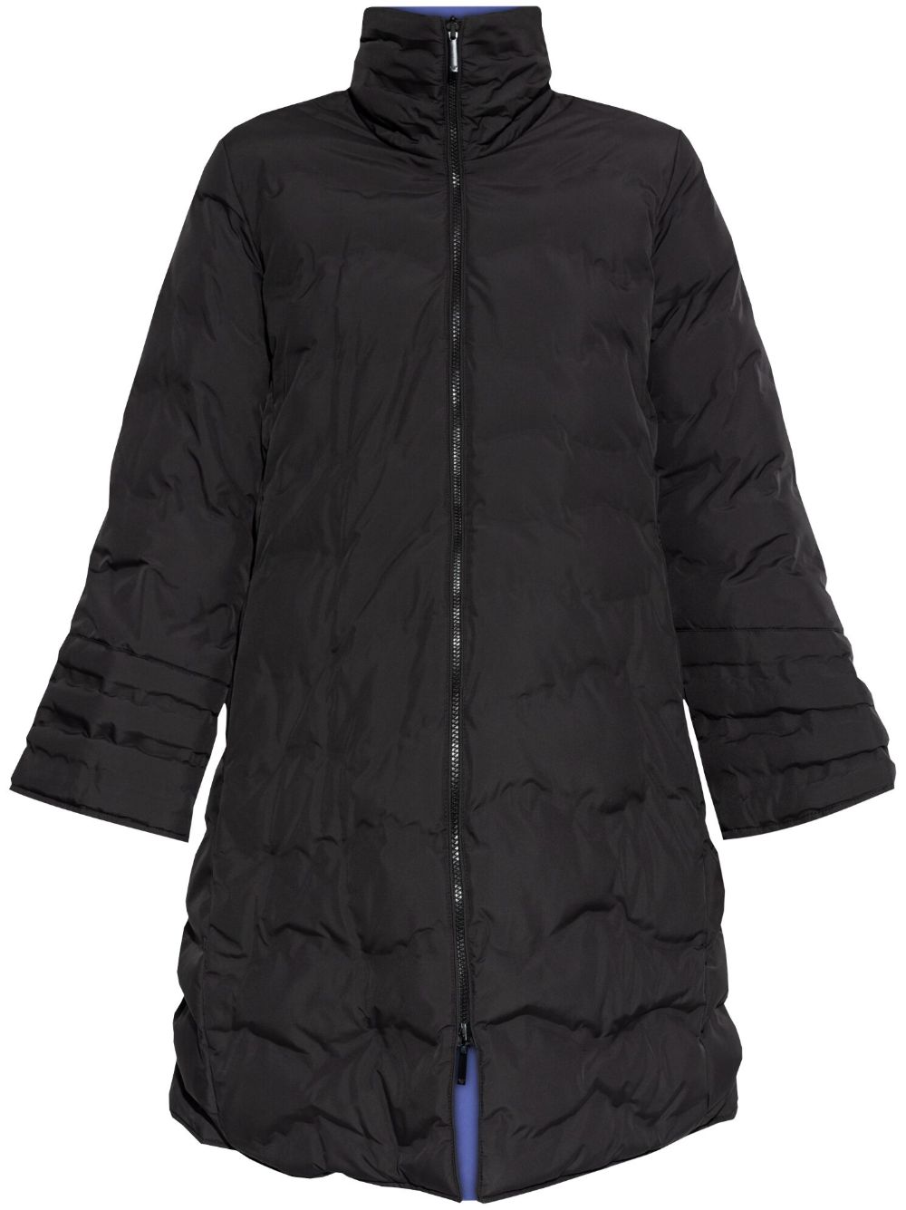 Emporio Armani 双面填充夹克 - 黑色