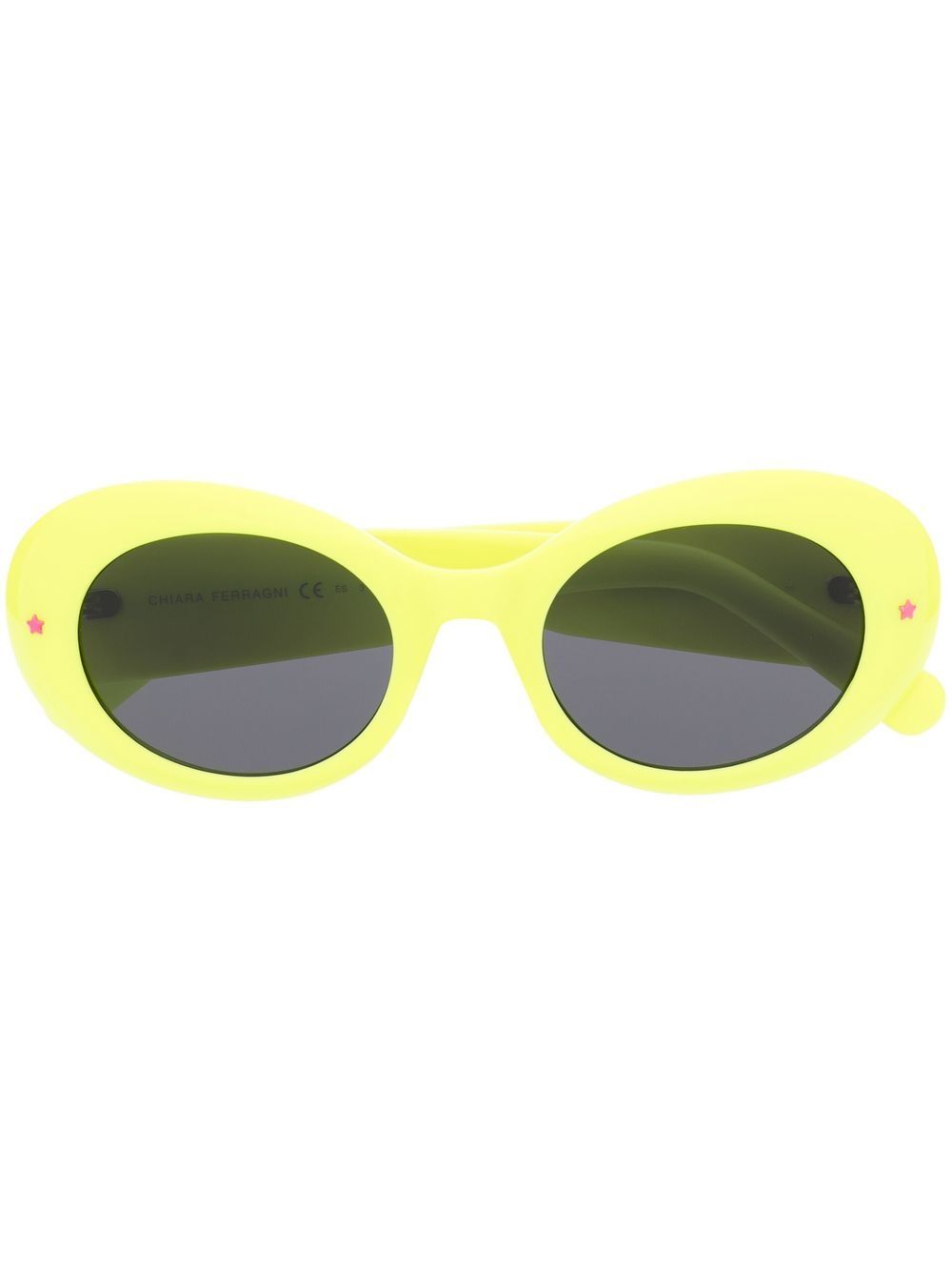 Chiara Ferragni L.A. Eye 有色镜片太阳眼镜 - 黄色