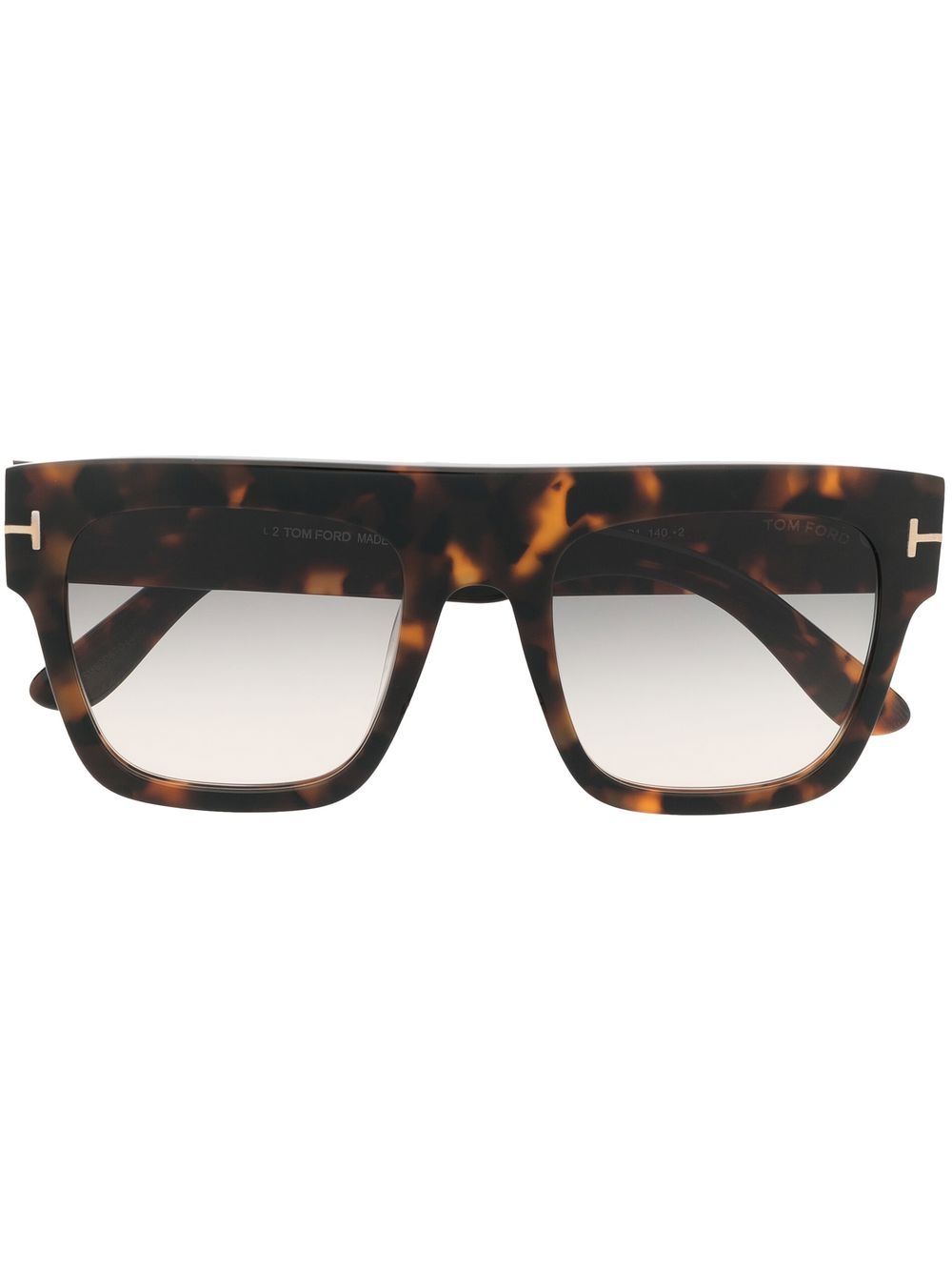 TOM FORD Eyewear Renee 方框太阳眼镜 - 褐色