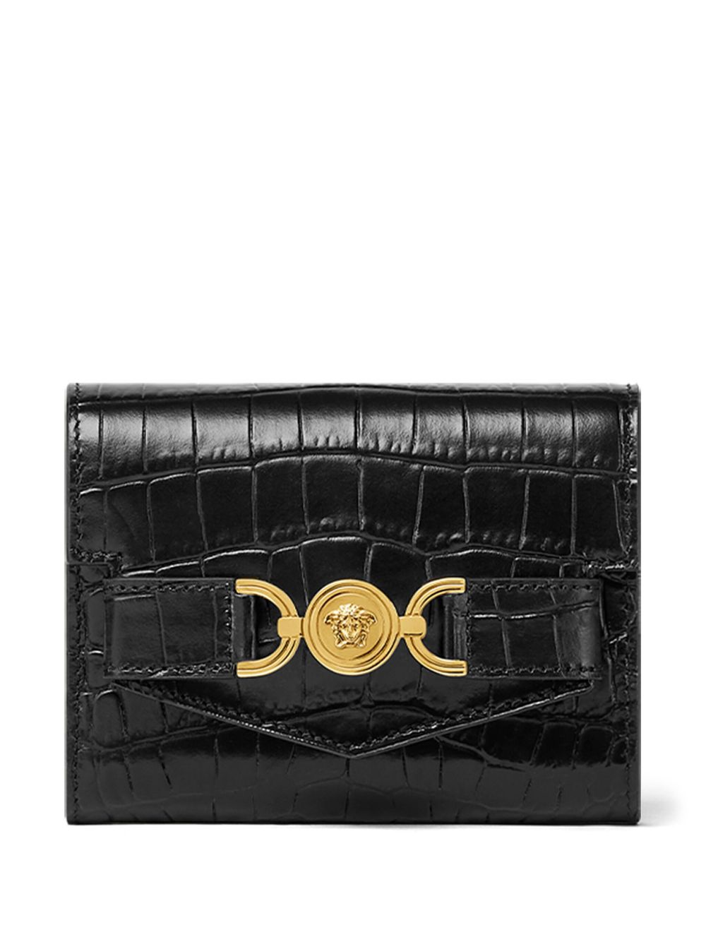 Versace Medusa '95 三折钱包 - 黑色