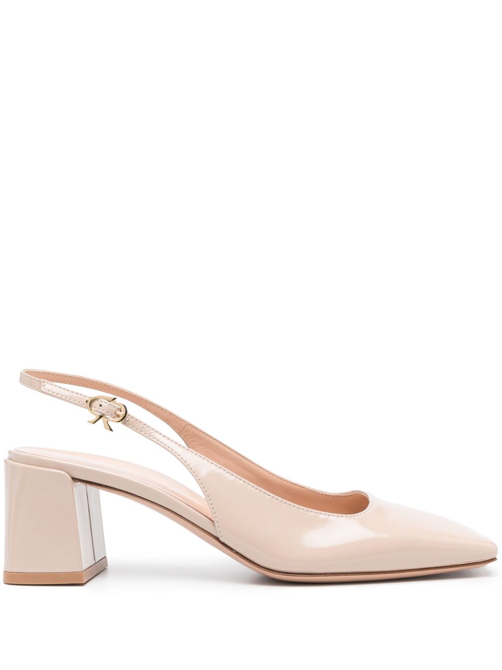 Gianvito Rossi Freeda 中跟鞋（6厘米） - 中性色