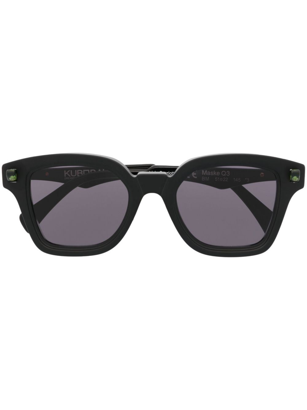 Kuboraum Wayfarer 镜框光学眼镜 - 黑色