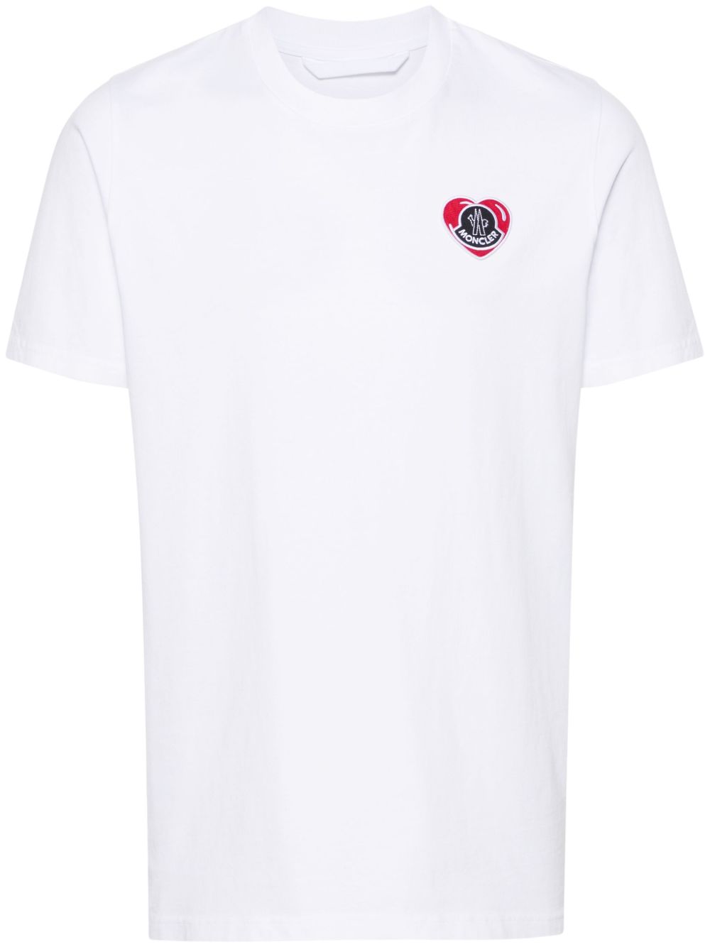Moncler 标贴棉T恤 - 白色