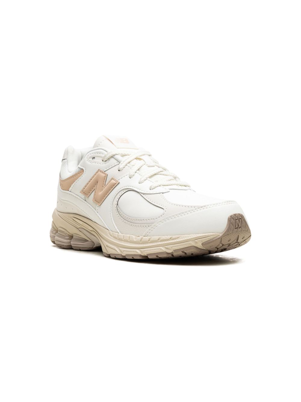 New Balance Kids 2002R "Beige/White 运动鞋 - 白色