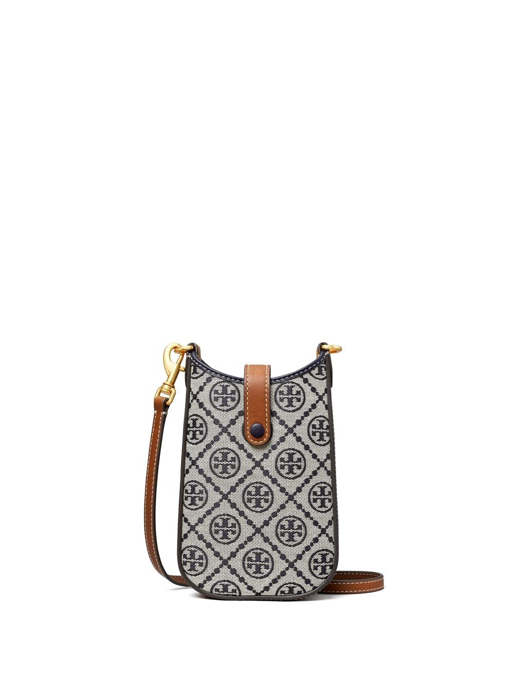 Tory Burch T Monogram 斜挎手机包 - 蓝色