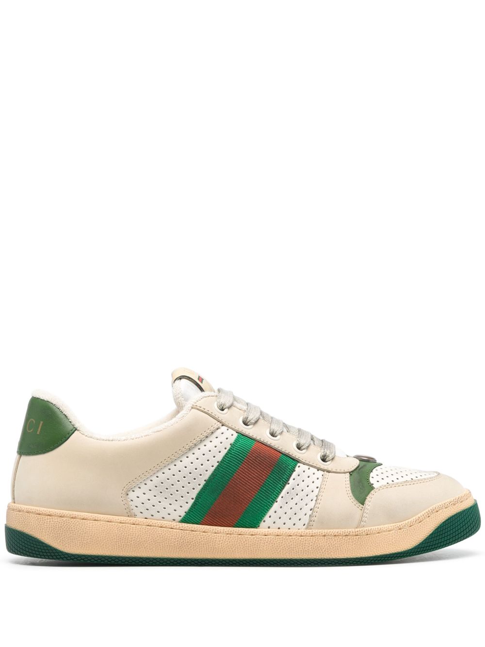 Gucci Screener 系带运动鞋 - 中性色